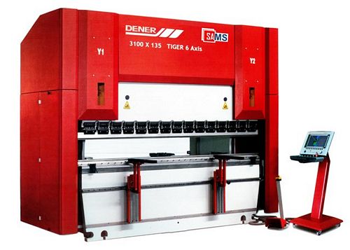 Sams Dener 100 Ton 3000 TIGER CNC Hydraulic Press Brake
