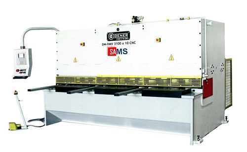 Sams Dener DM-HMV-10-6100 CNC Hydraulic Guillotine Shear
