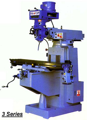 Taiwan 3M-ISO40 Vertical Turret Milling Machine