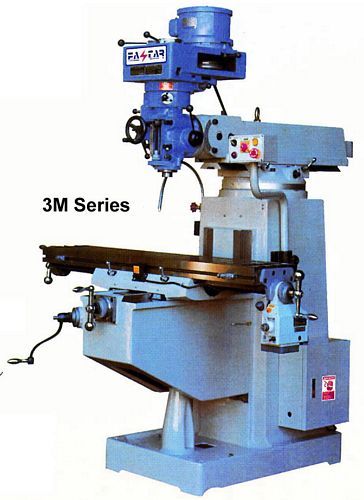 Taiwan 3VM-ISO40 Vertical Turret Milling Machine