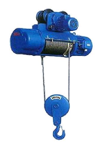 China CD1 3 Ton x 6m Single Speed Wirerope Electric Hoist
