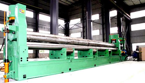 China TXW11S-8x8000 Three Roller Plate Bending Machine