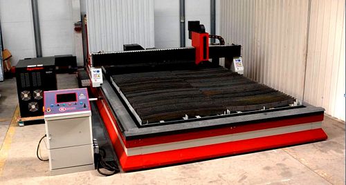 Sams Dener DNR-I 1530 Hypertherm HPR 400XD Plasma Cutting Machine